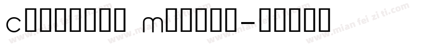 Cristina Medium字体转换